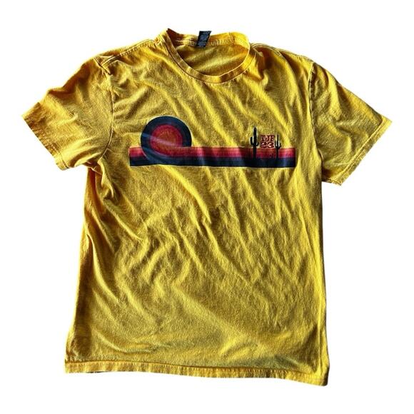 Print Graphic Tee T-shirt Medium Unisex Desert Top Cotton - Picture 2 of 4